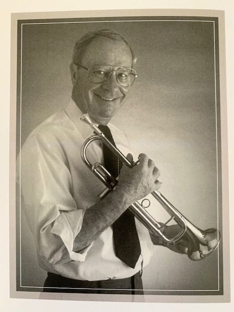 Stan Stephens with trumpet